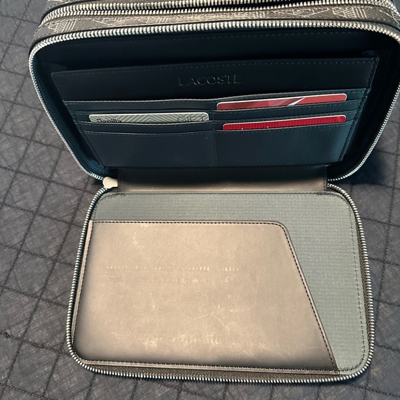 LACOSTE | the blend monogram print canvas travel bag - Picture 5 of 9